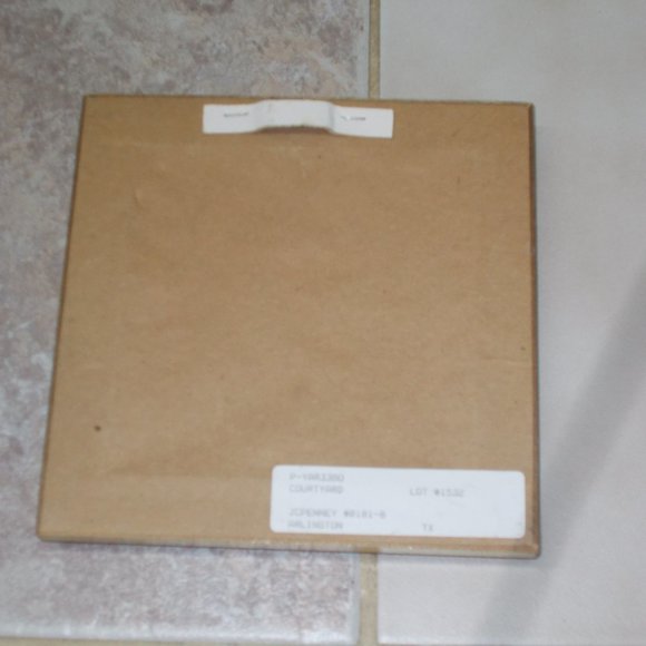 EUC, "Courtyard" print matted & framed in ornate wood frame - Picture 3 of 3